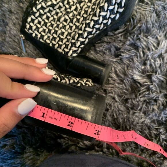 ZARA TRAFALUC Woven Almond Toe Boot Sz36 - Picture 8 of 9
